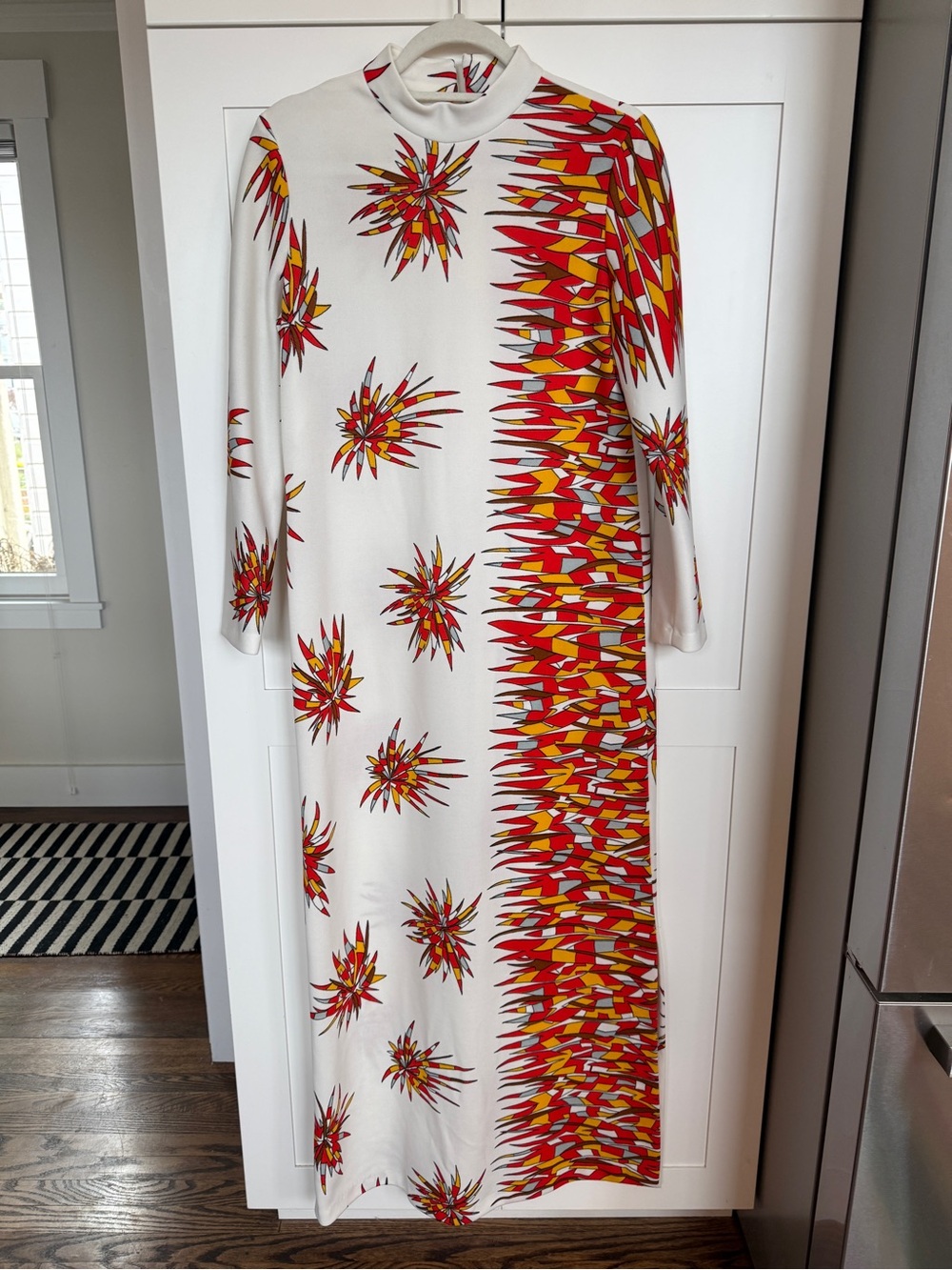 Vintage Long Sleeve Maxi Dress